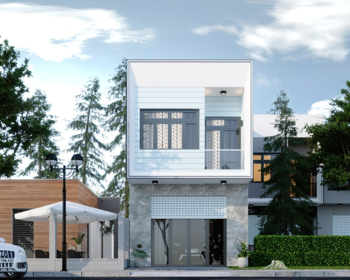 mẫu nhà 2 tầng 5