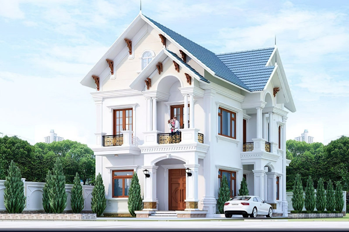 mẫu nhà 2 tầng 10