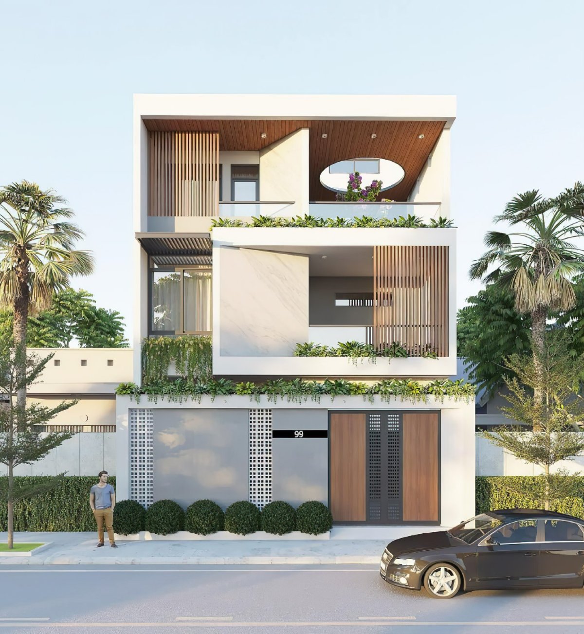 mẫu nhà 3 tầng 1