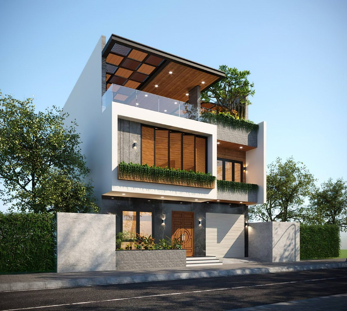 mẫu nhà 3 tầng 2