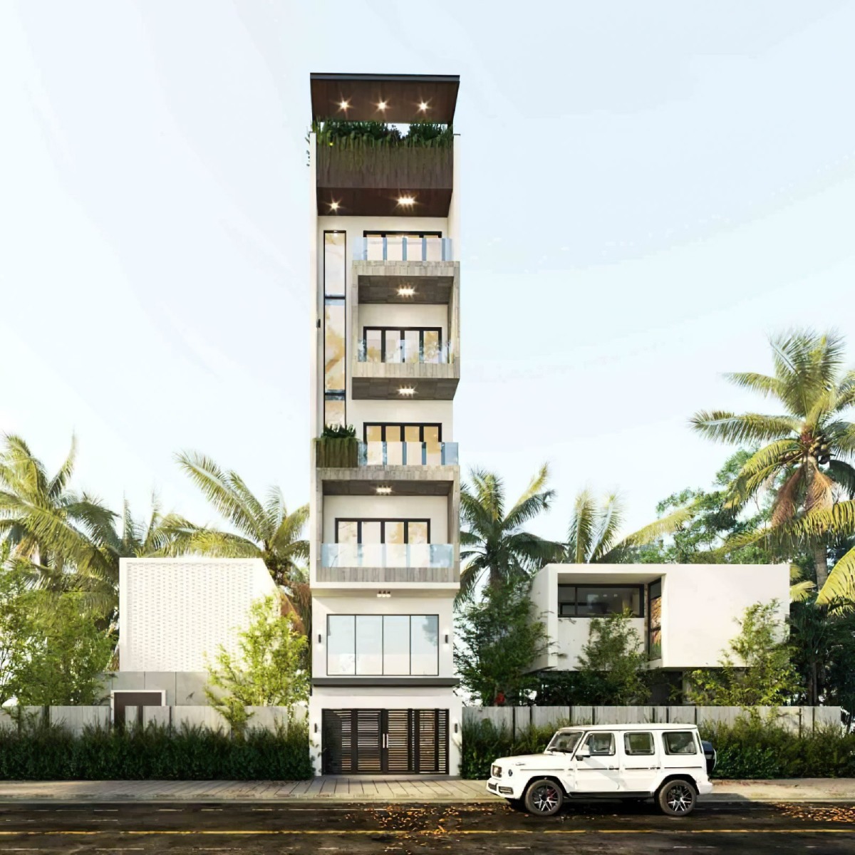 mẫu nhà 5 tầng 10