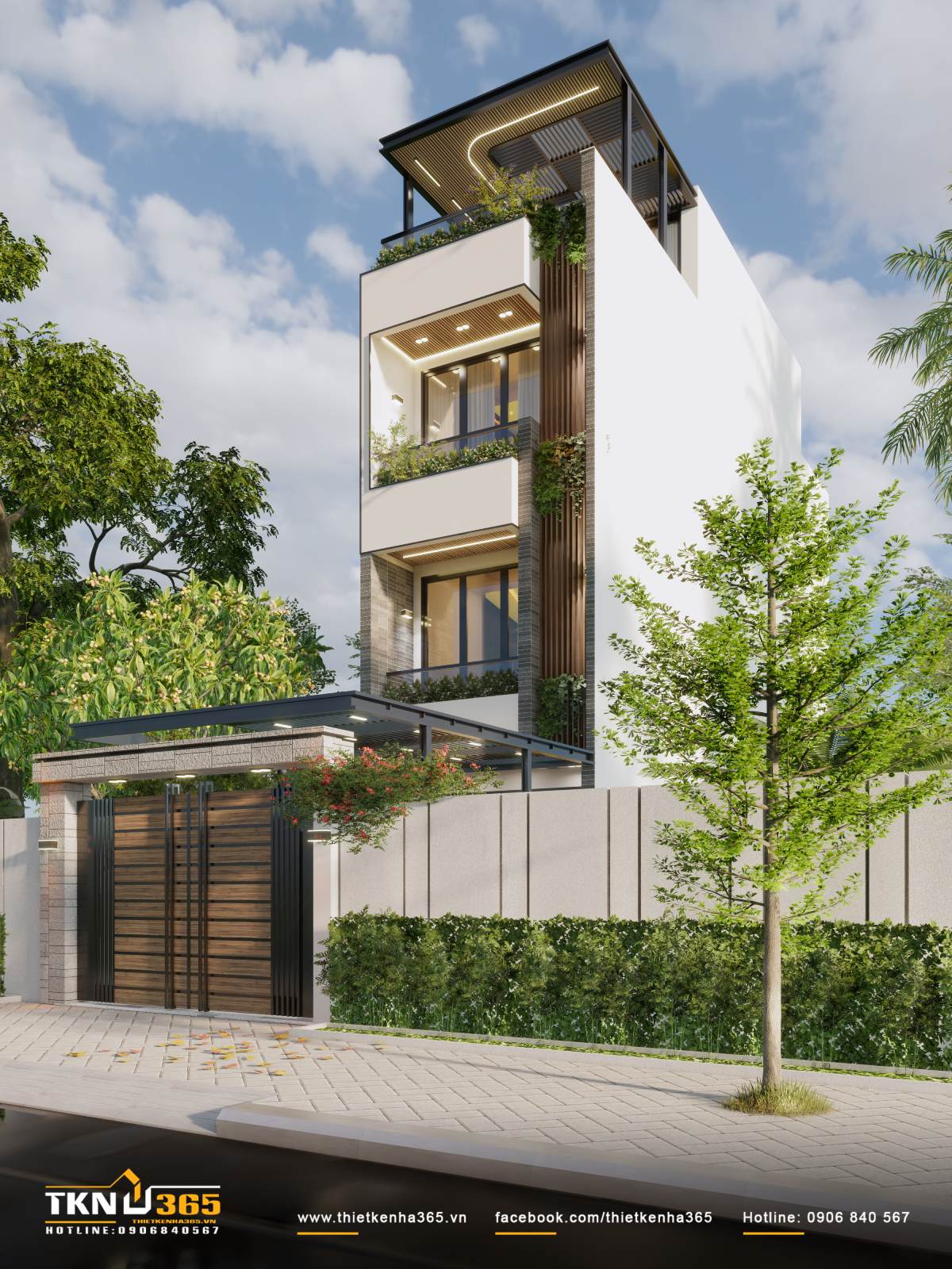 Nhà phố hiện đại 10