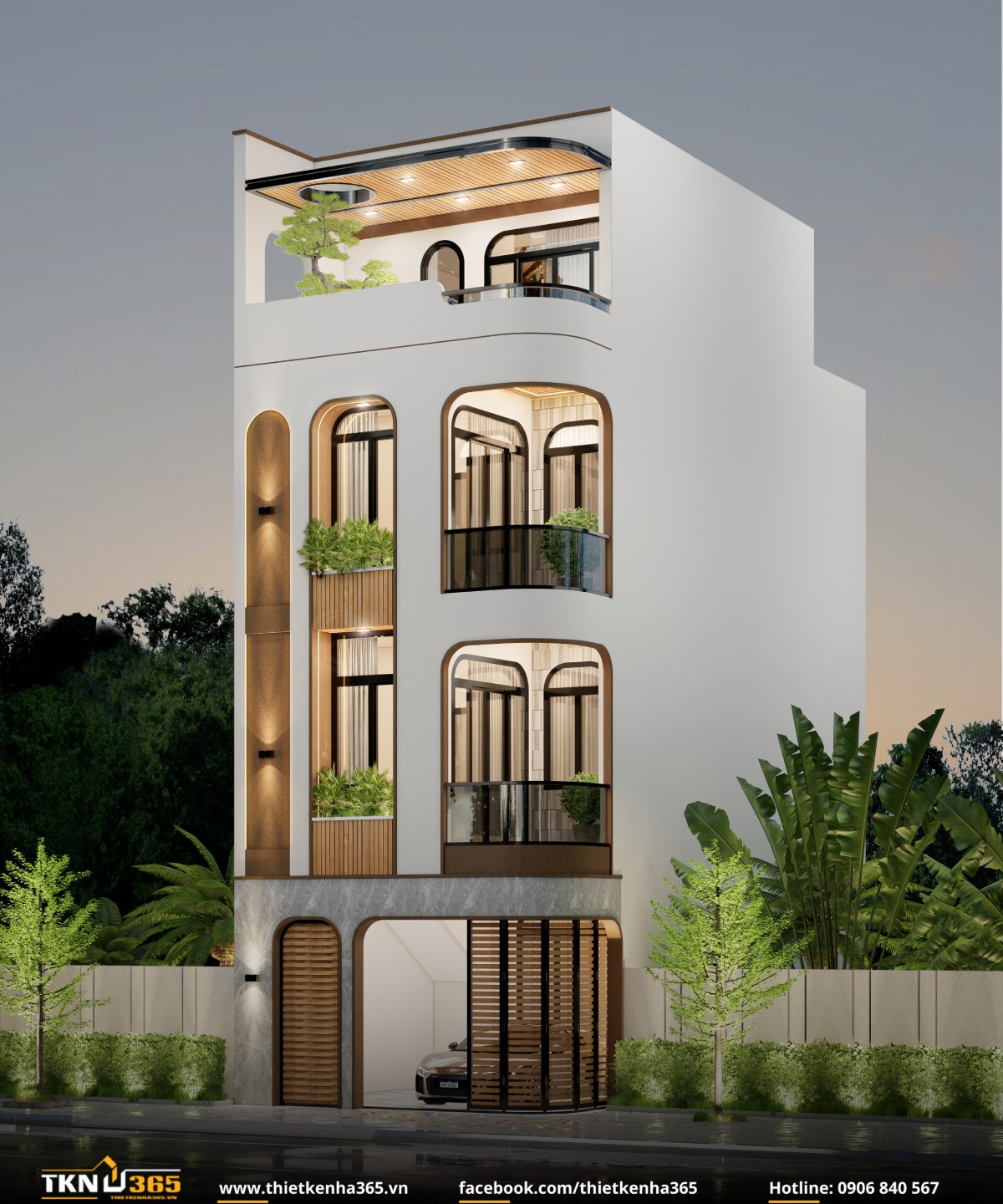 Nhà phố hiện đại 3