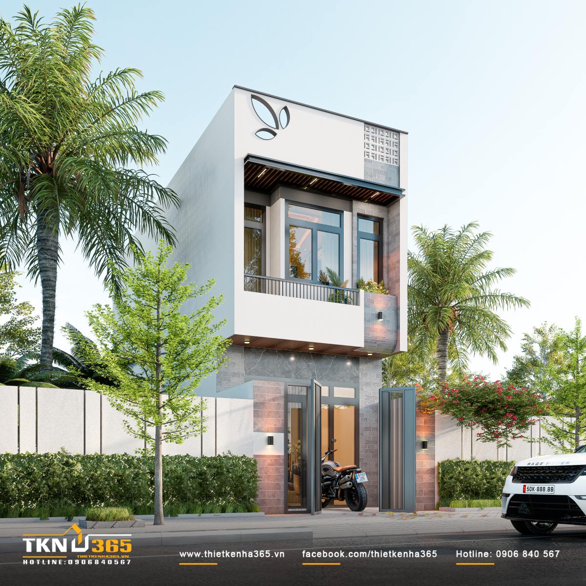 Nhà phố hiện đại 4