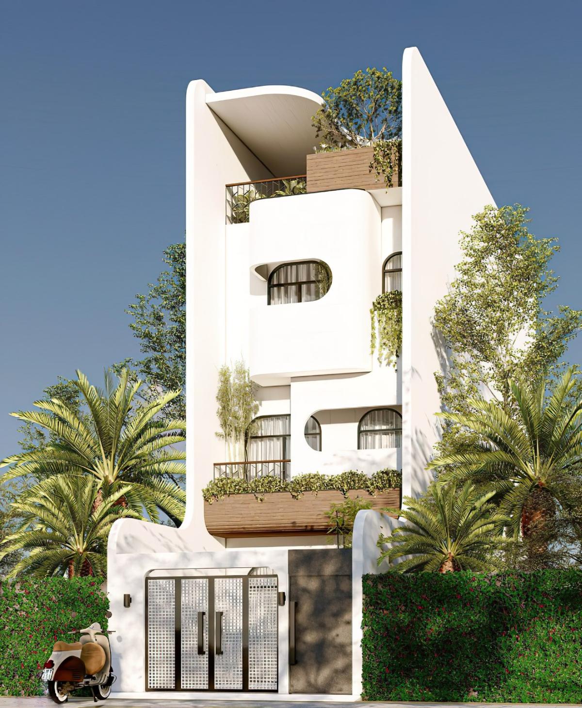 Nhà phố hiện đại 8