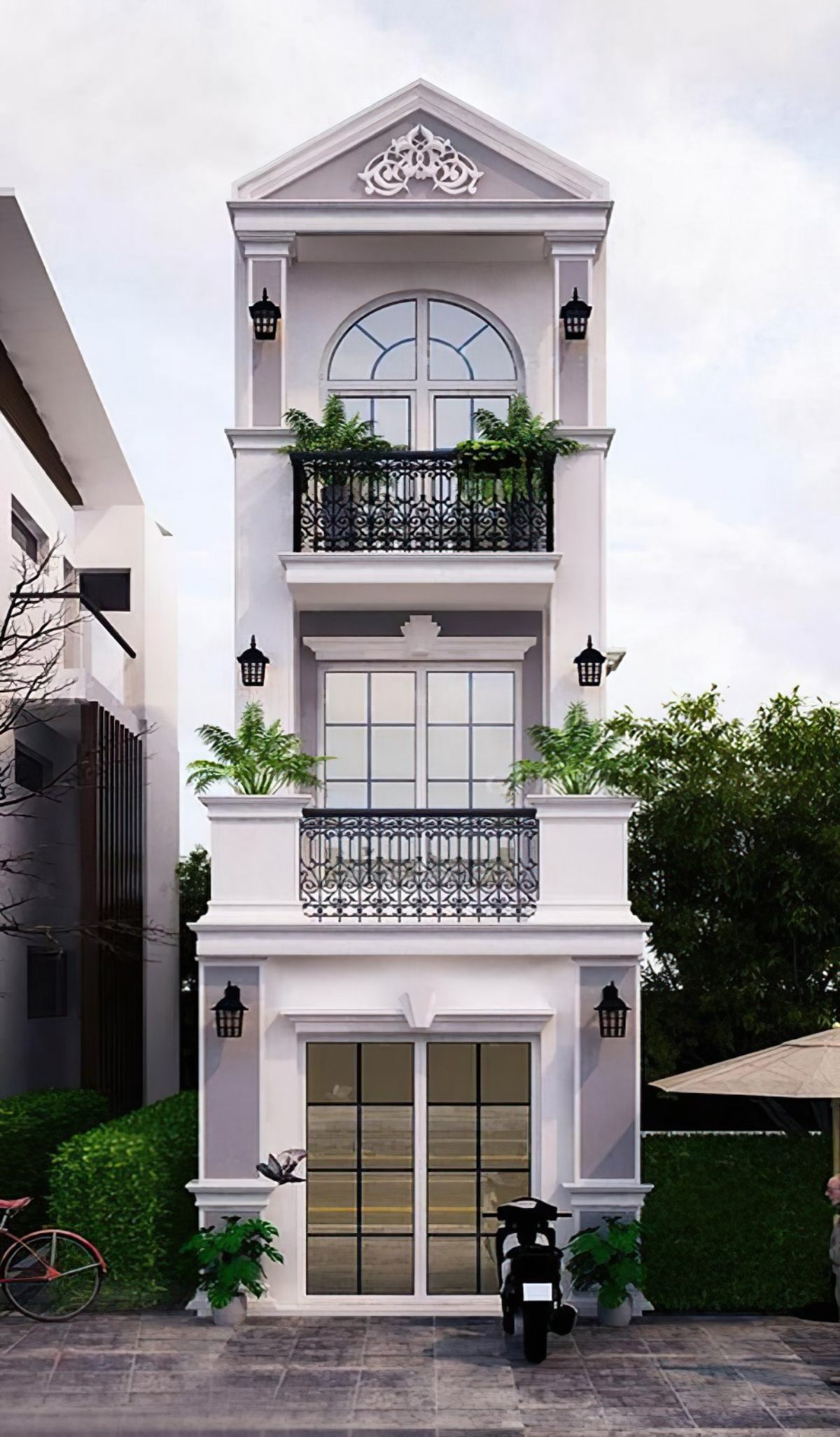 Mẫu nhà tân cổ điển 5