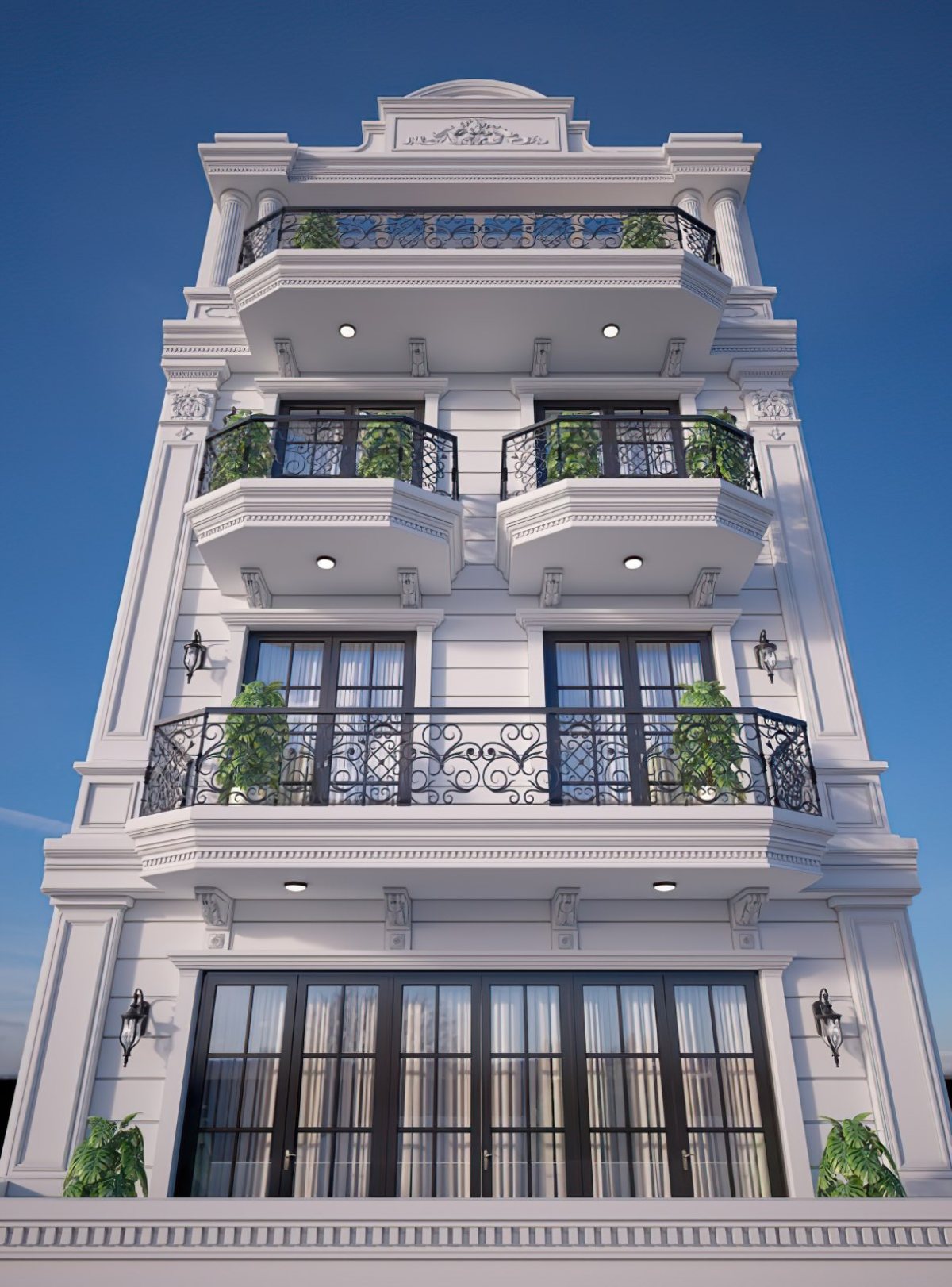 Mẫu nhà tân cổ điển 9