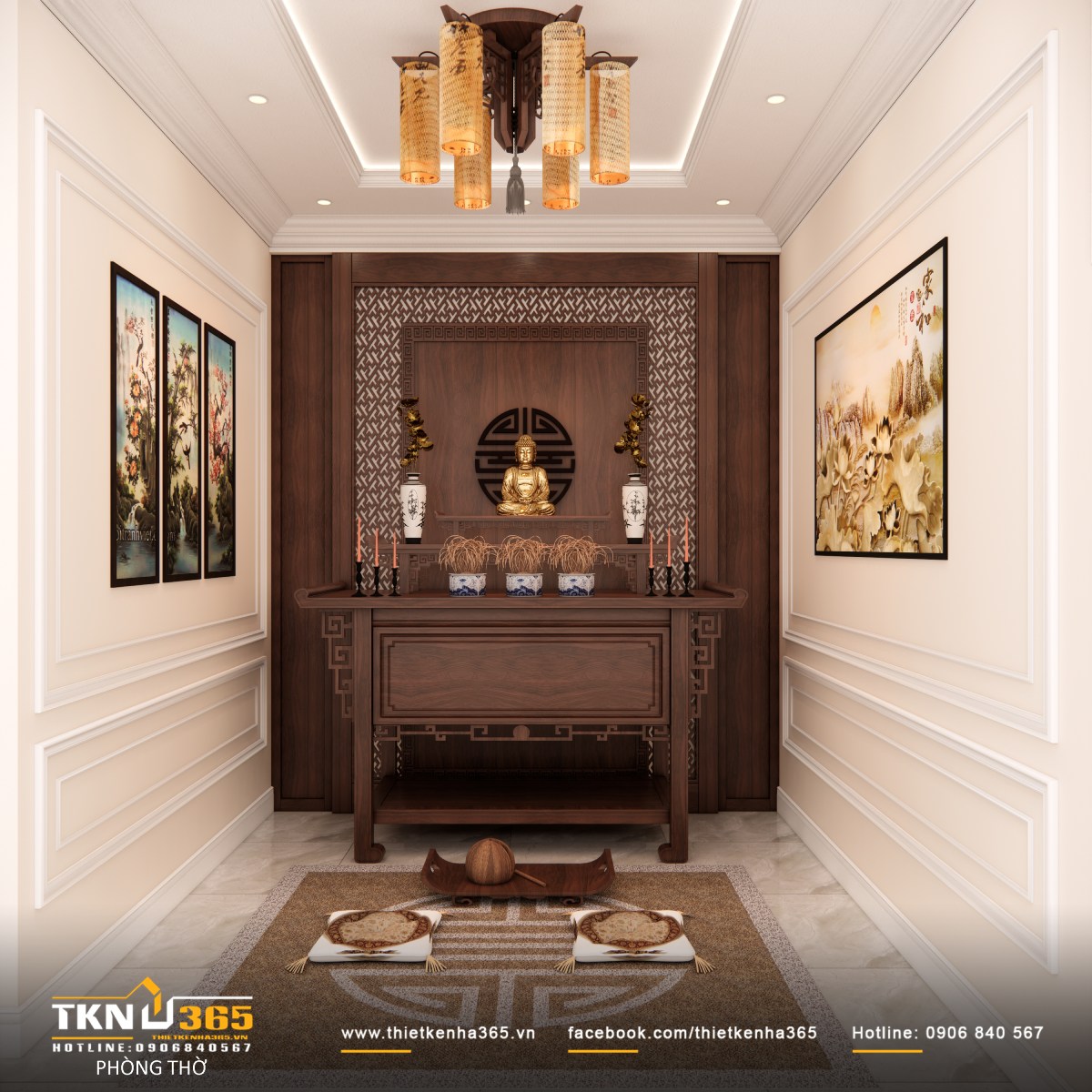 Thiết kế 1 trệt 2 lầu 1 sân thượng 9