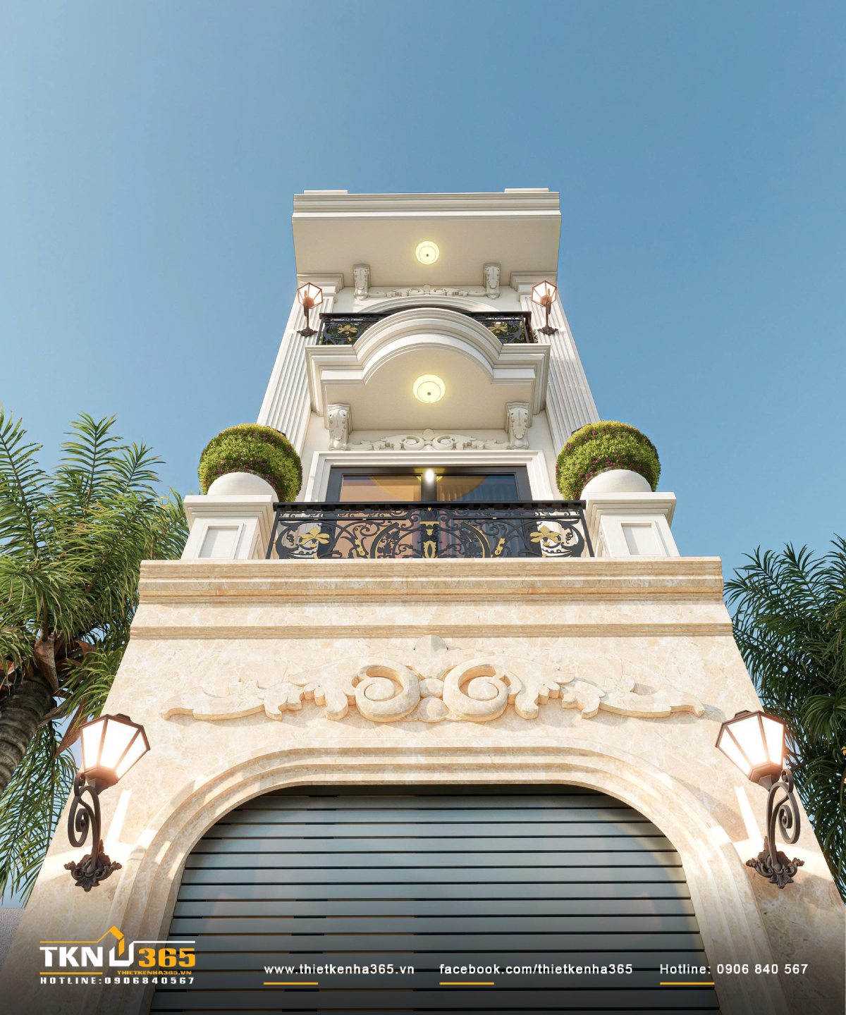 Thiết kế nhà phố 3 tầng 2