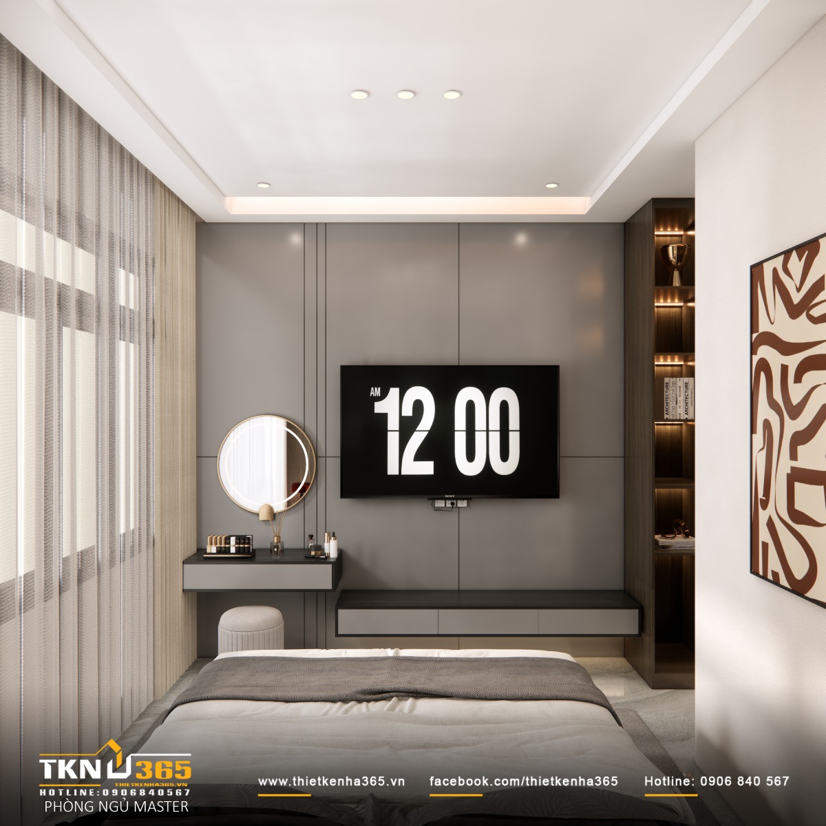 Thiết kế nhà phố 4 tầng 10