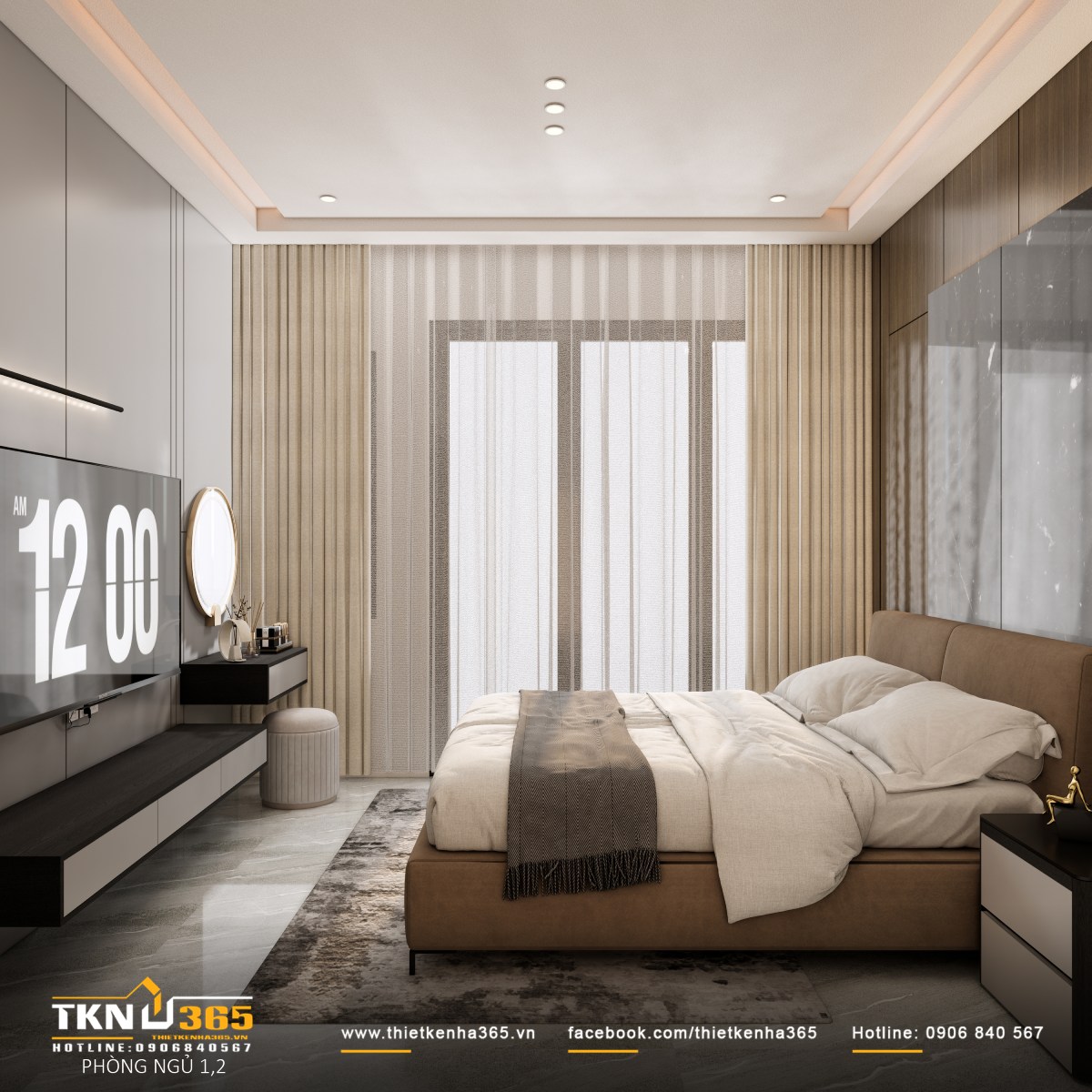 Thiết kế nhà phố 4 tầng 12