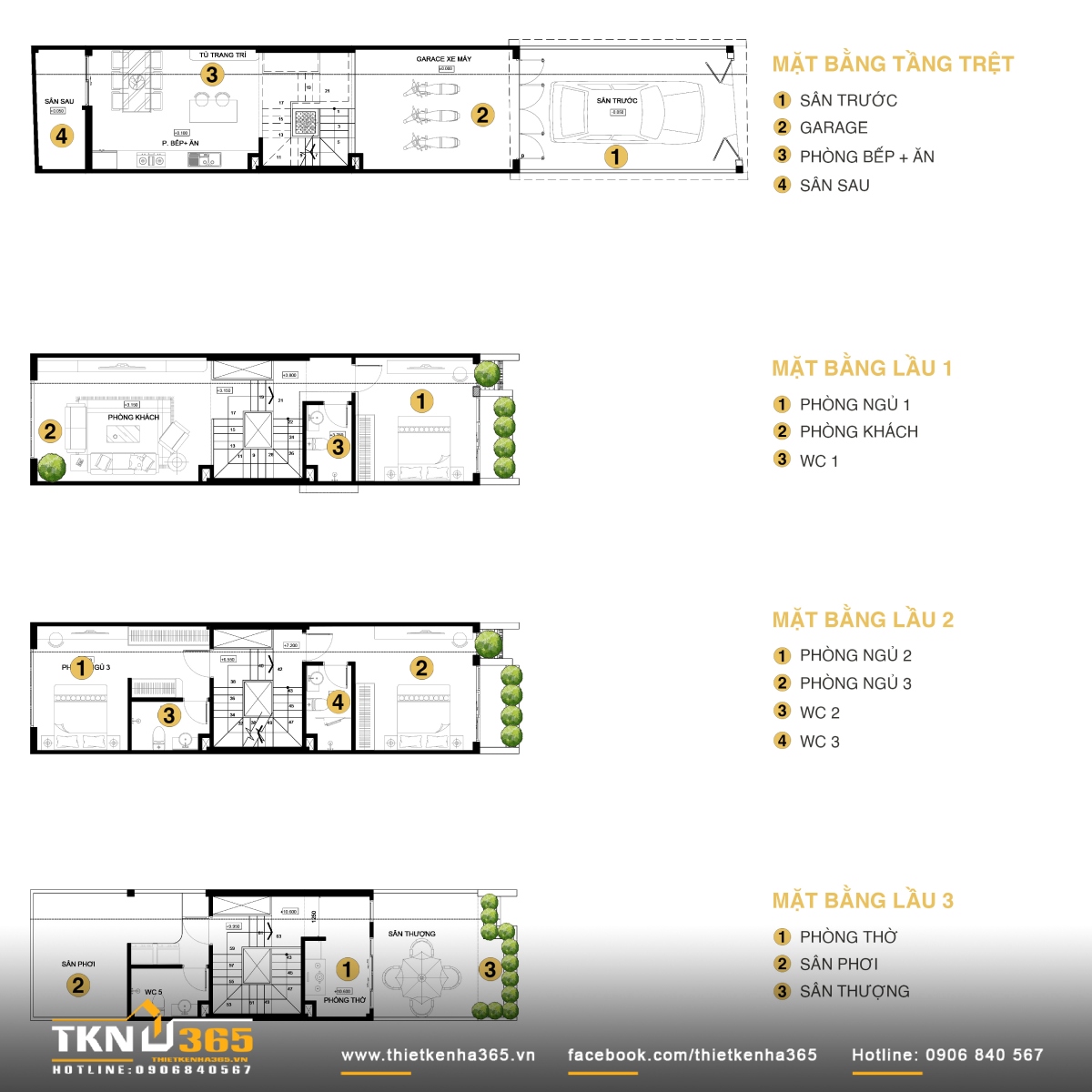 Thiết kế nhà phố 4 tầng 13