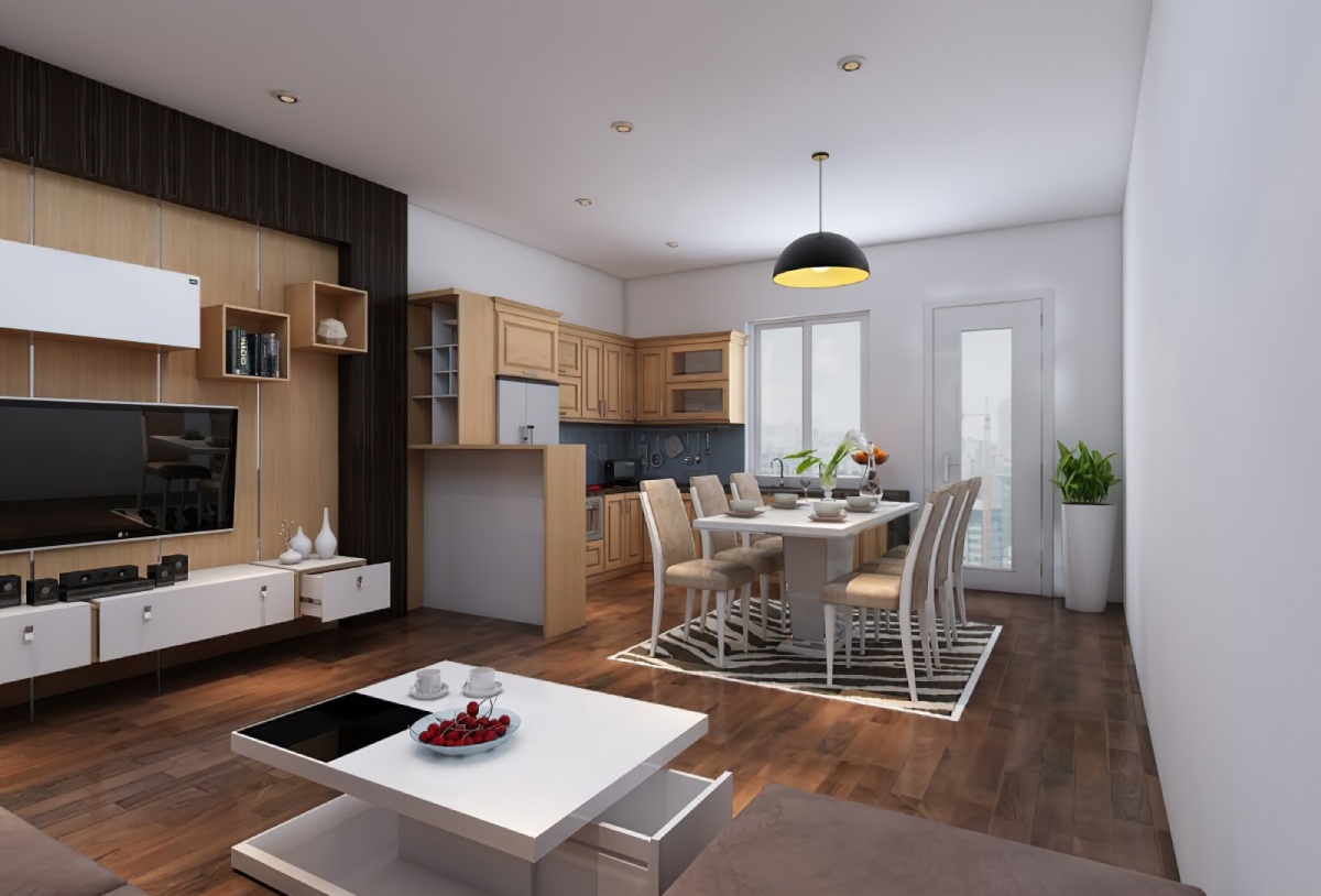 Bố tr&iacute; ph&ograve;ng kh&aacute;ch tối ưu 10