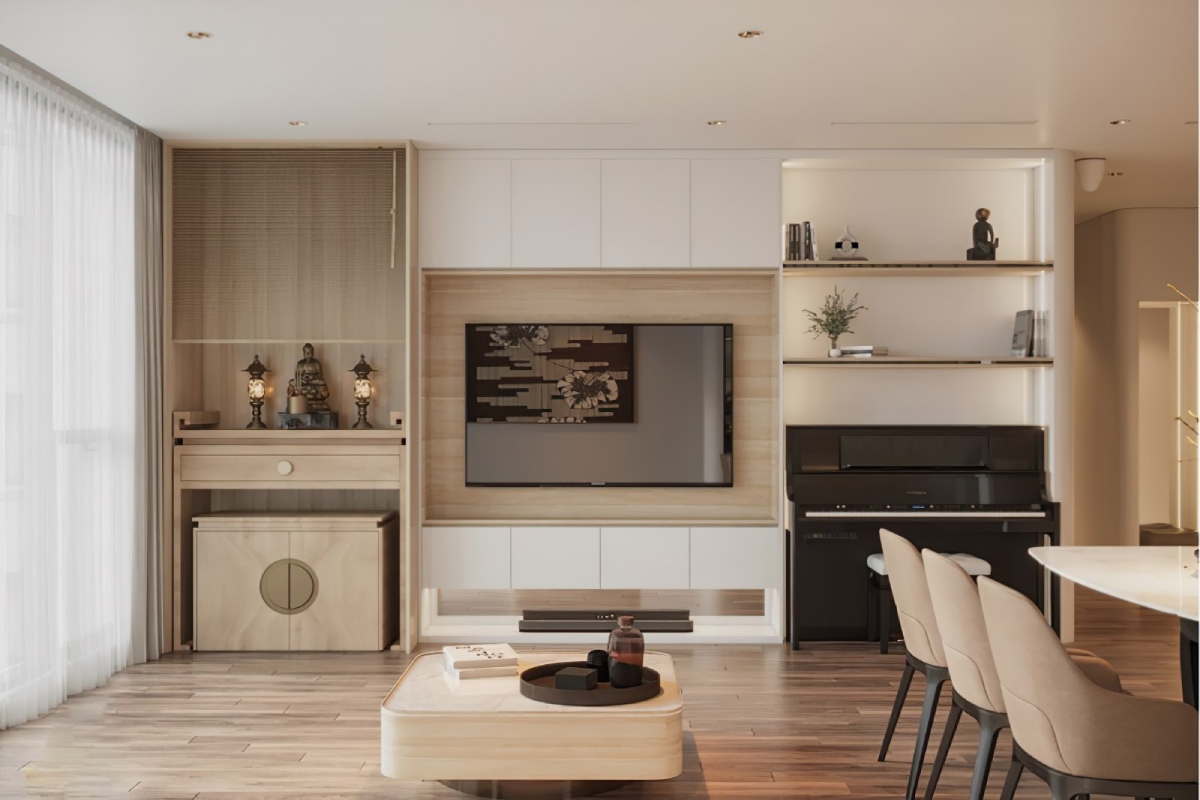 Bố tr&iacute; ph&ograve;ng kh&aacute;ch tối ưu  5