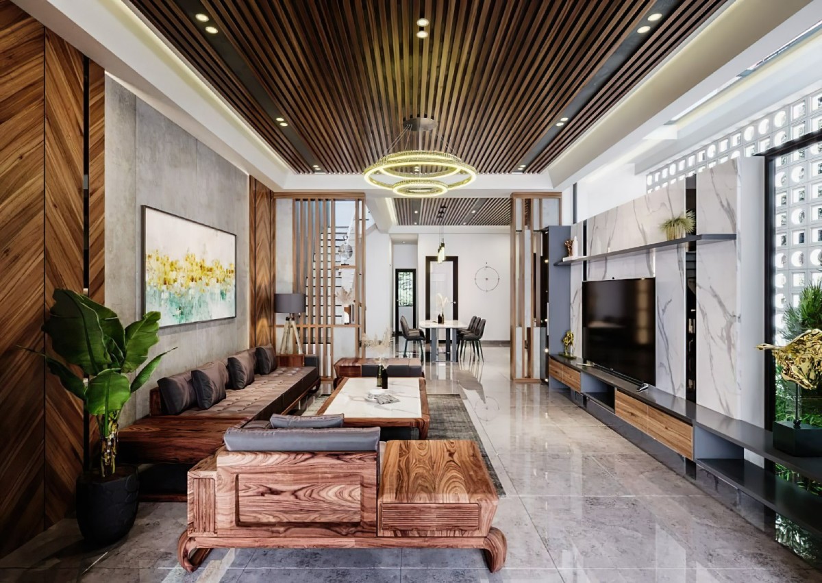 Bố tr&iacute; ph&ograve;ng kh&aacute;ch tối ưu 6