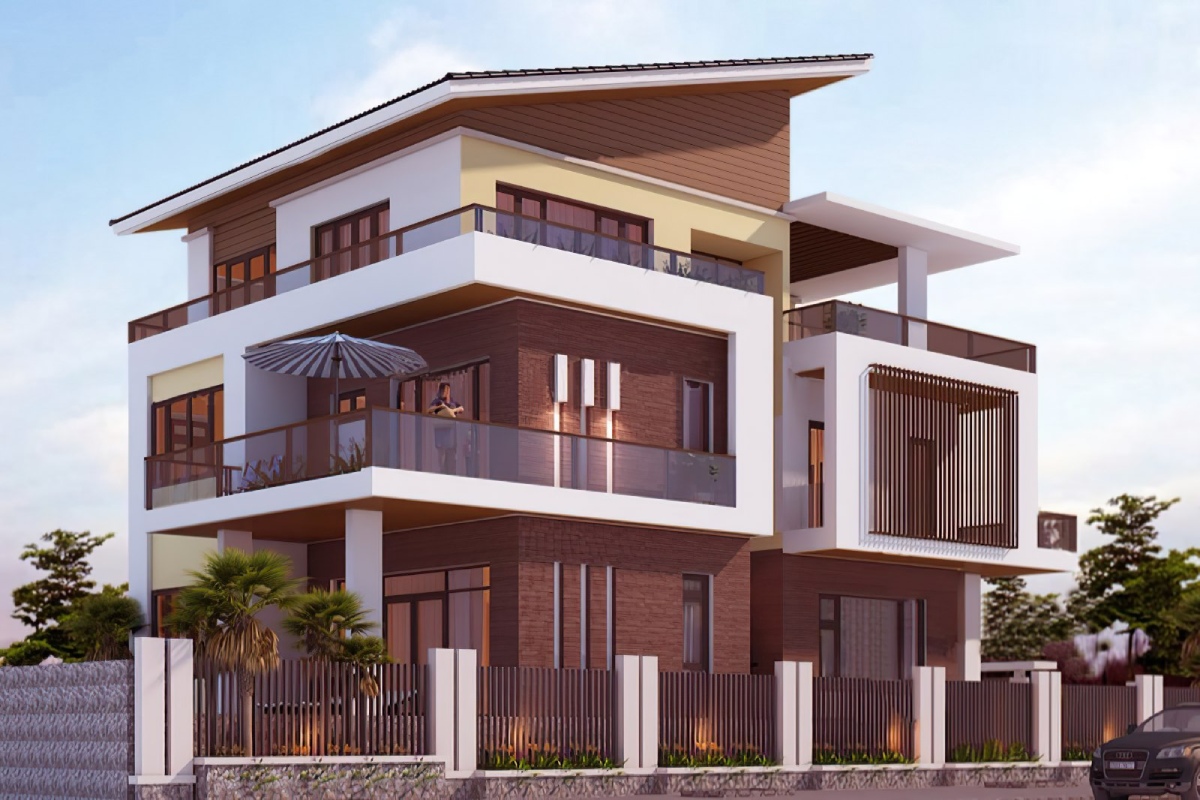 Mẫu biệt thự hiện đại 5