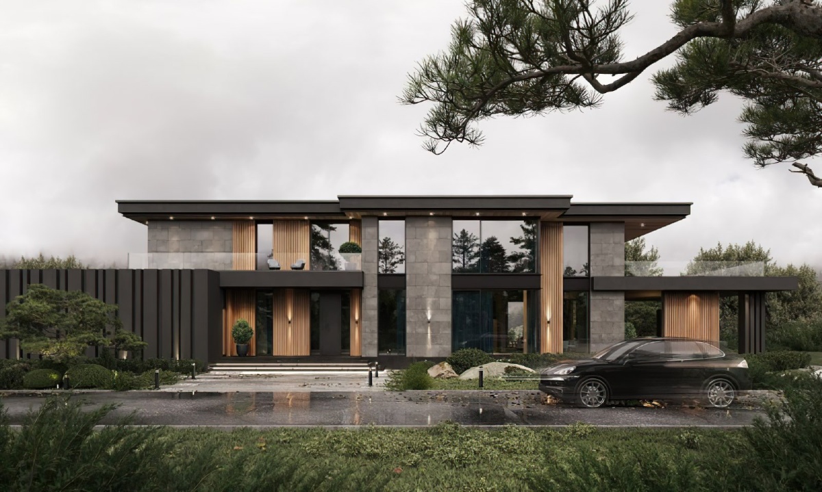 thiết kế biệt thự 1 tầng 1