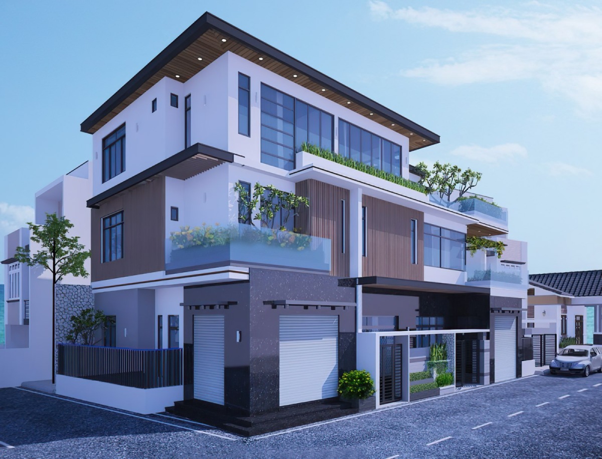 Thiết kế biệt thự 200m2 7