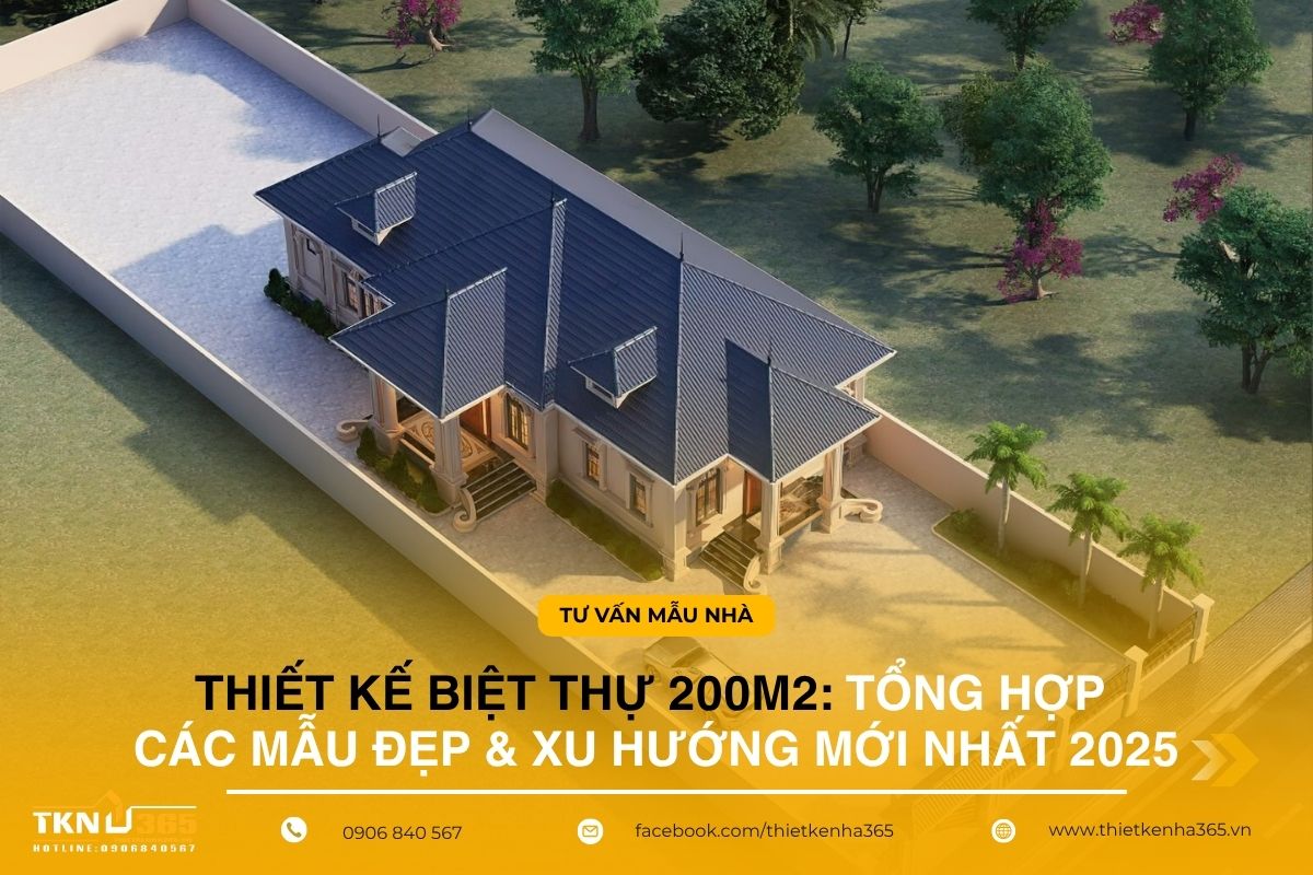 Thiết kế biệt thự 200m2