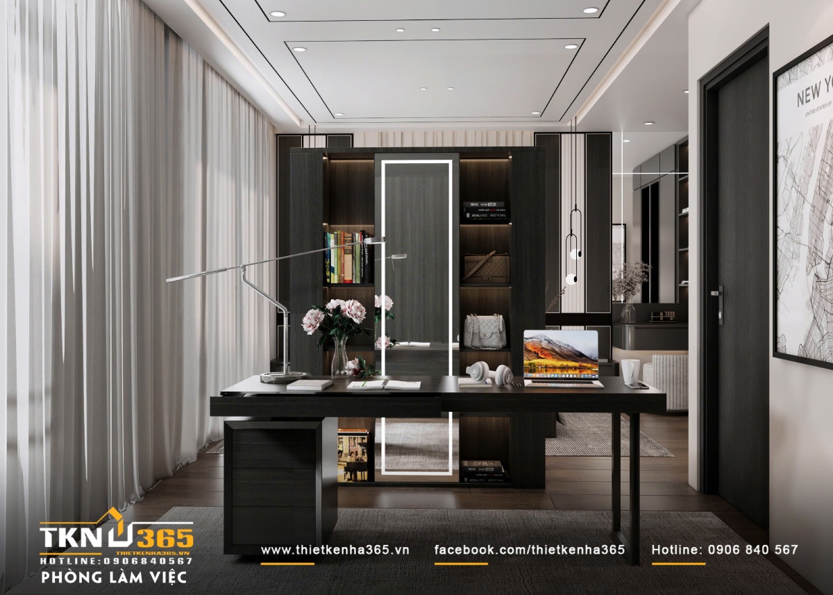 Thiết kế biệt thự phố 3 tầng 10