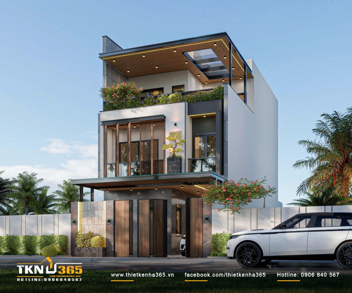 Thiết kế biệt thự phố 3 tầng 14