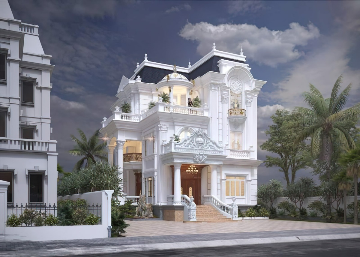 Thiết kế biệt thự tân cổ điển 10