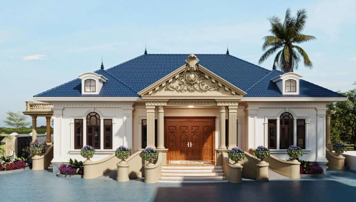 Thiết kế biệt thự tân cổ điển 11