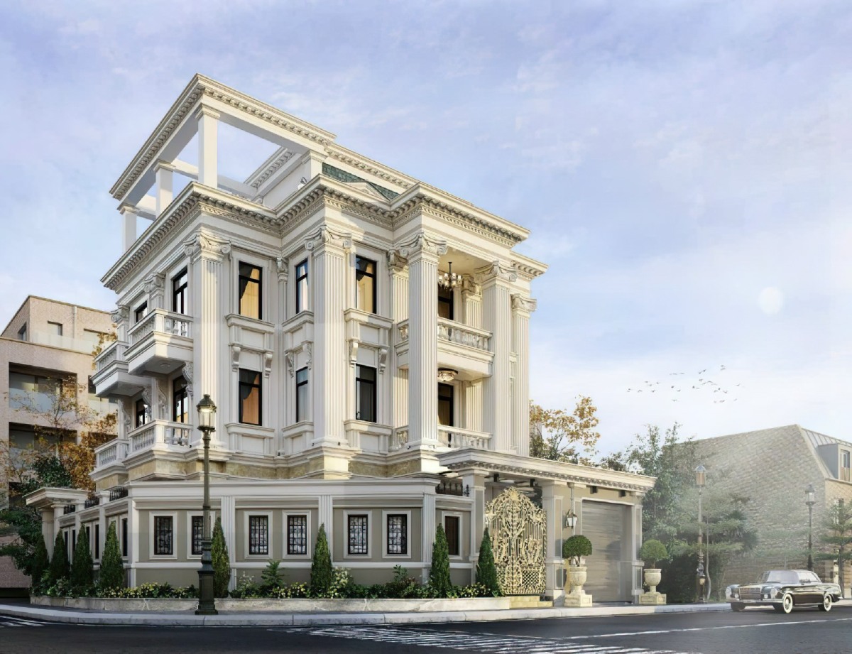 Thiết kế biệt thự tân cổ điển 2
