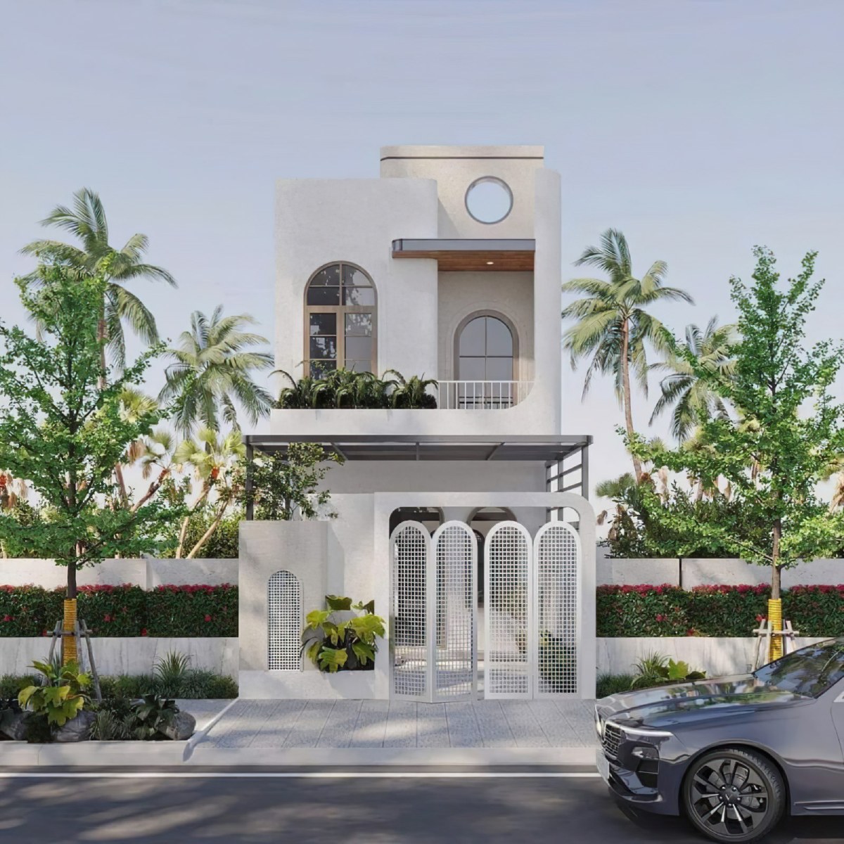 thiết kế nhà 2 tầng 5x24m 4