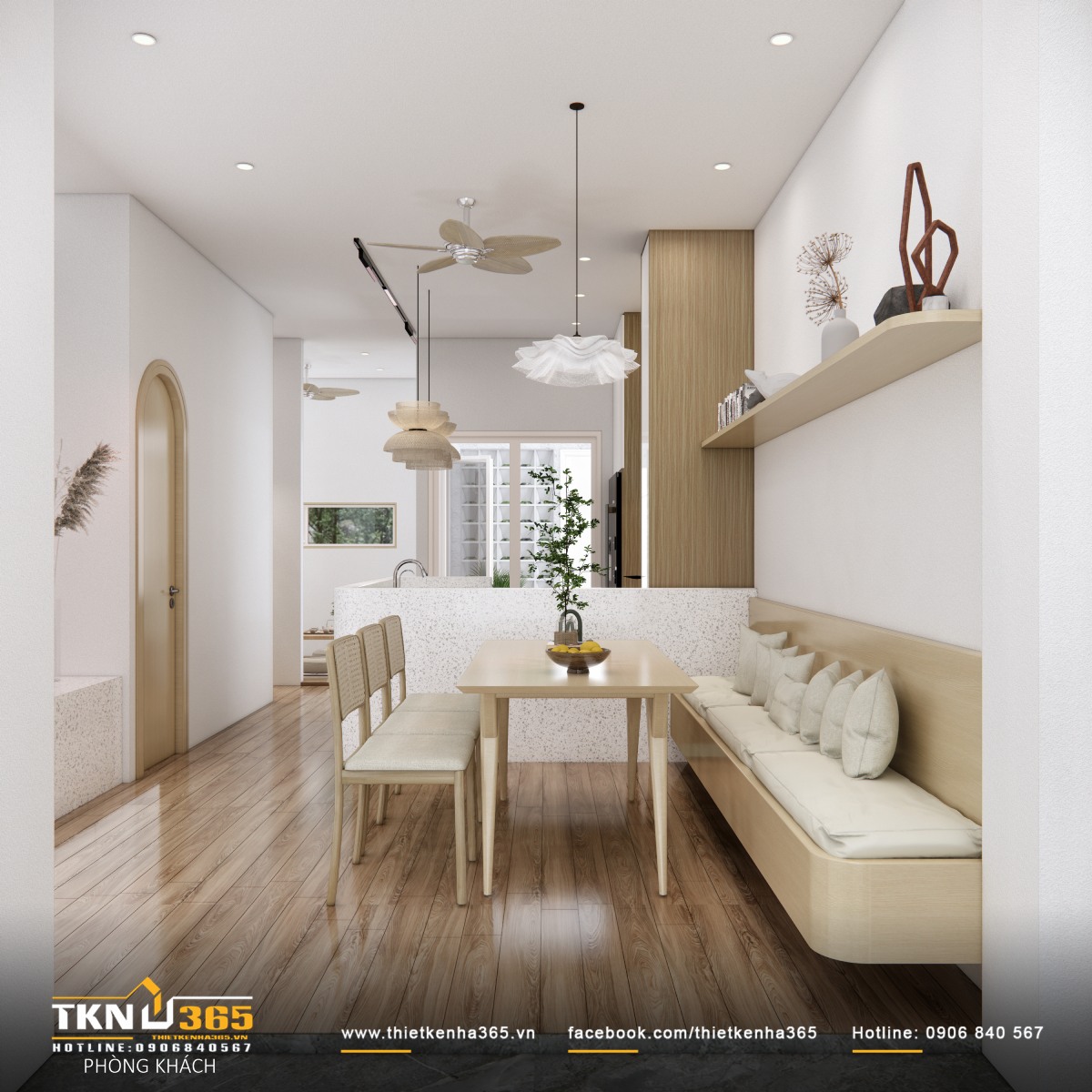 Thiết kế nhà phố 2 tầng 4