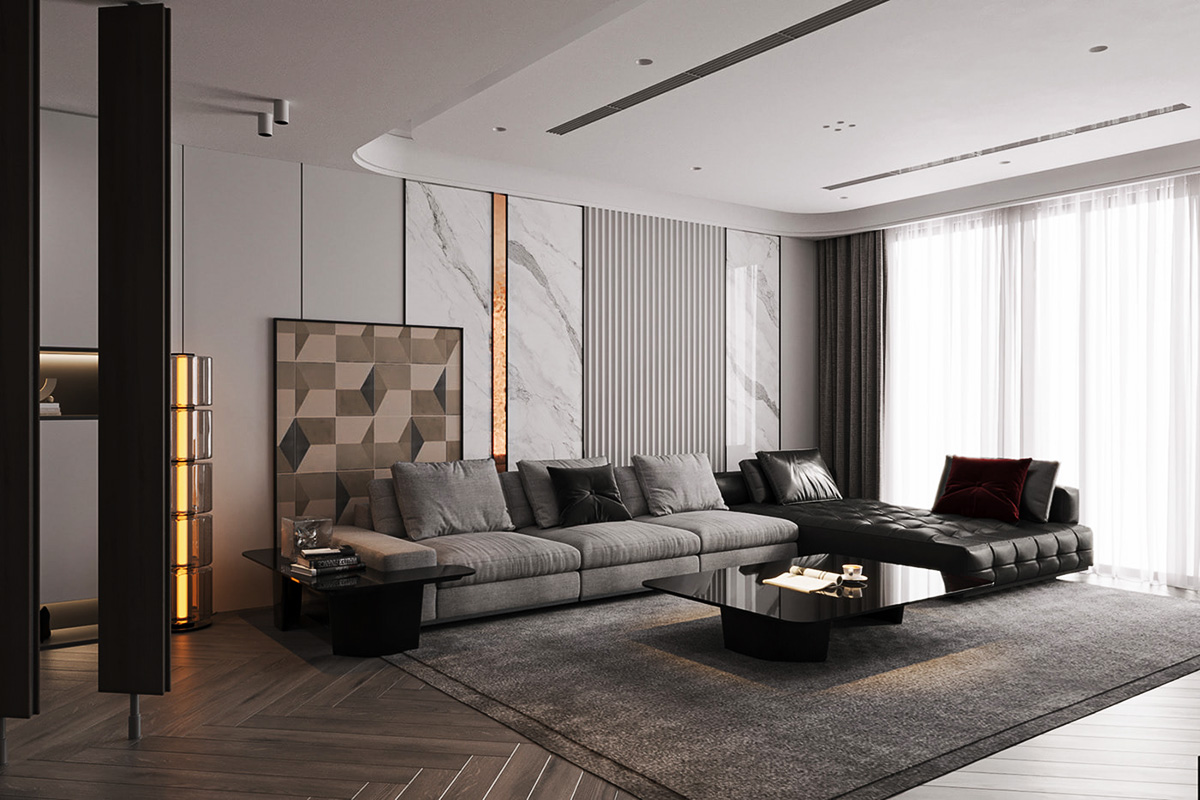 Đơn giản kiểu d&aacute;ng nội thất