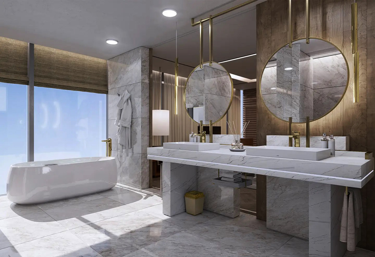 Nh&acirc;n đ&ocirc;i kh&ocirc;ng gian bằng c&aacute;ch sử dụng gương