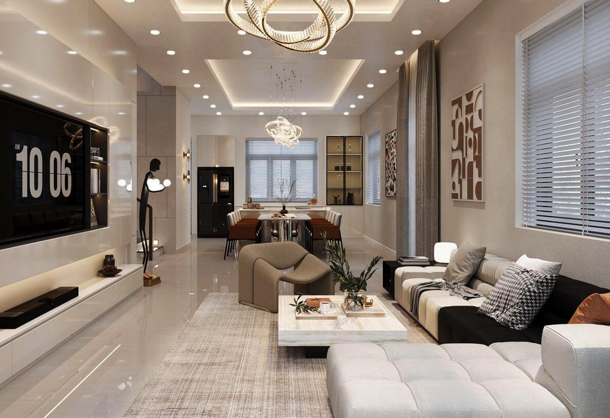 Chọn những mẫu nội thất c&acirc;n đối với kh&ocirc;ng gian