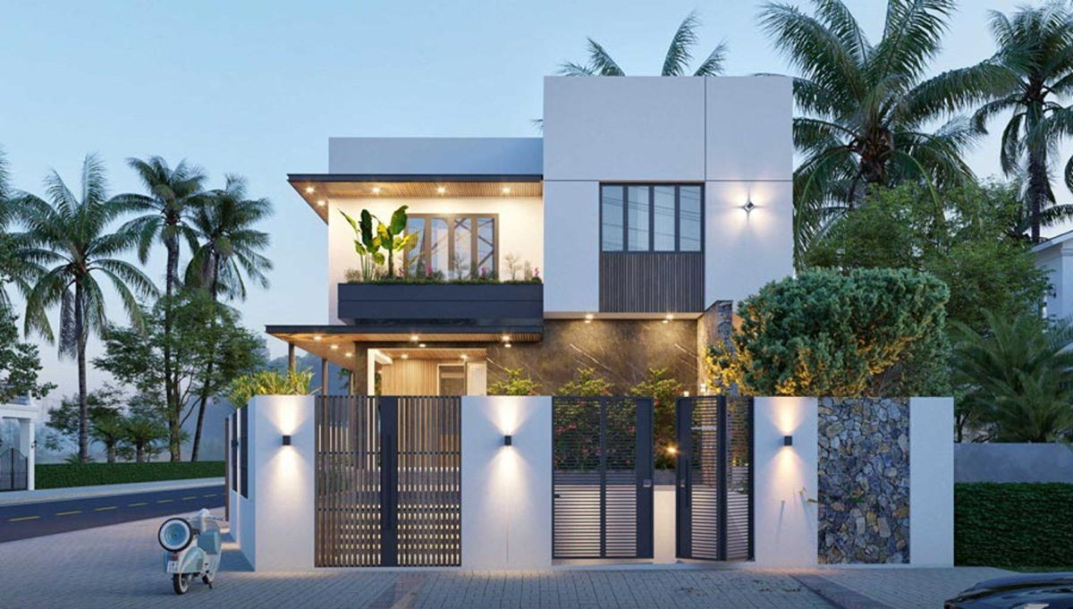 Mẫu biệt thự 2 tỷ m&aacute;i bằng khiến nhiều người phải ngước nh&igrave;n