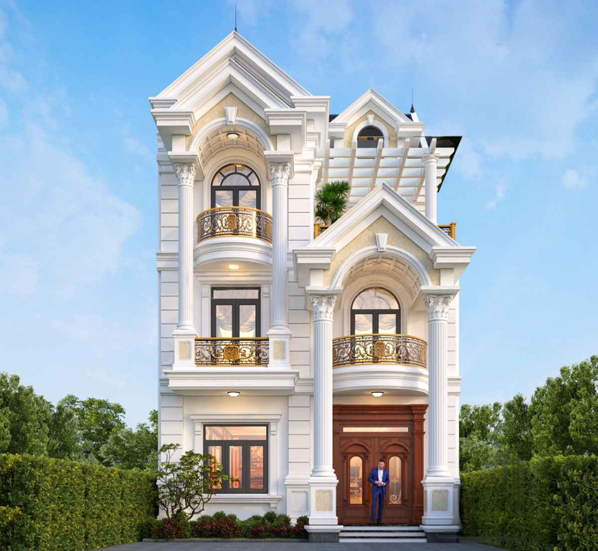 Biệt thự mái Thái 3 tầng ngày càng được nhiều gia đình lựa chọn nhờ sự kết hợp hài hòa giữa tính thẩm mỹ Á Đông và công năng hiện đại.