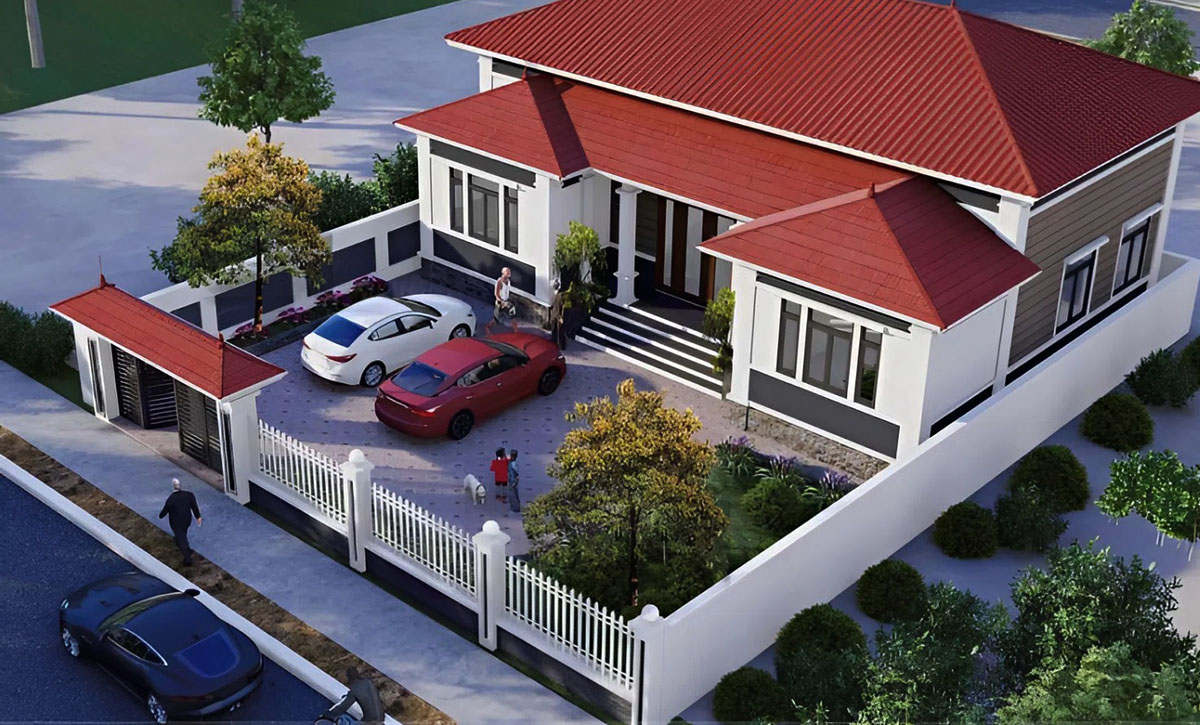 Những lưu ý khi thiết kế & xây dựng biệt thự 1 tầng 3 phòng ngủ Những lưu ý khi thiết kế & xây dựng biệt thự 1 tầng 3 phòng ngủ