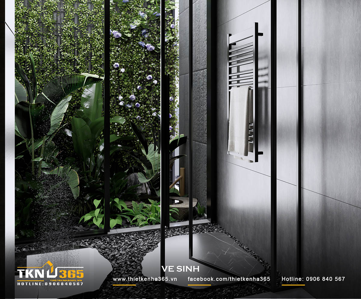 Cây xanh trồng thành nhiều lớp, kết hợp cùng cây dây leo tạo thành “bức tường xanh” che chắn cho không gian riêng tư bên trong biệt thự Cây xanh trồng thành nhiều lớp, kết hợp cùng cây dây leo tạo thành “bức tường xanh” che chắn cho không gian riêng tư bên trong biệt thự