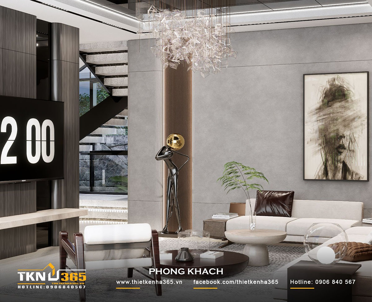 Đèn thả trần họa tiết cầu kỳ là điểm nhấn trung tâm của phòng khách Đèn thả trần họa tiết cầu kỳ là điểm nhấn trung tâm của phòng khách