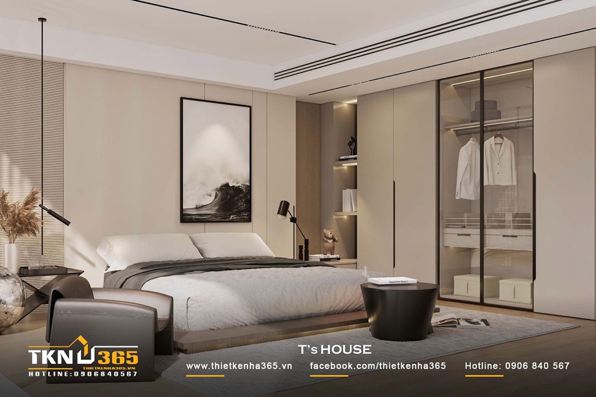 Tủ quần áo thiết kế âm tường giúp tối ưu diện tích, tăng không gian lưu trữ đồ dùng Tủ quần áo thiết kế âm tường giúp tối ưu diện tích, tăng không gian lưu trữ đồ dùng