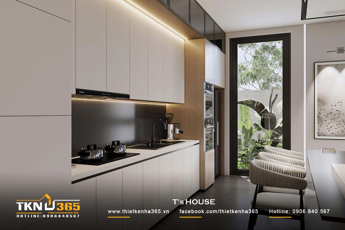 Tất cả các khu vực chức năng trong T’S VILLA đều sở hữu tầm nhìn rộng thoáng hướng ra sân vườn Tất cả các khu vực chức năng trong T’S VILLA đều sở hữu tầm nhìn rộng thoáng hướng ra sân vườn