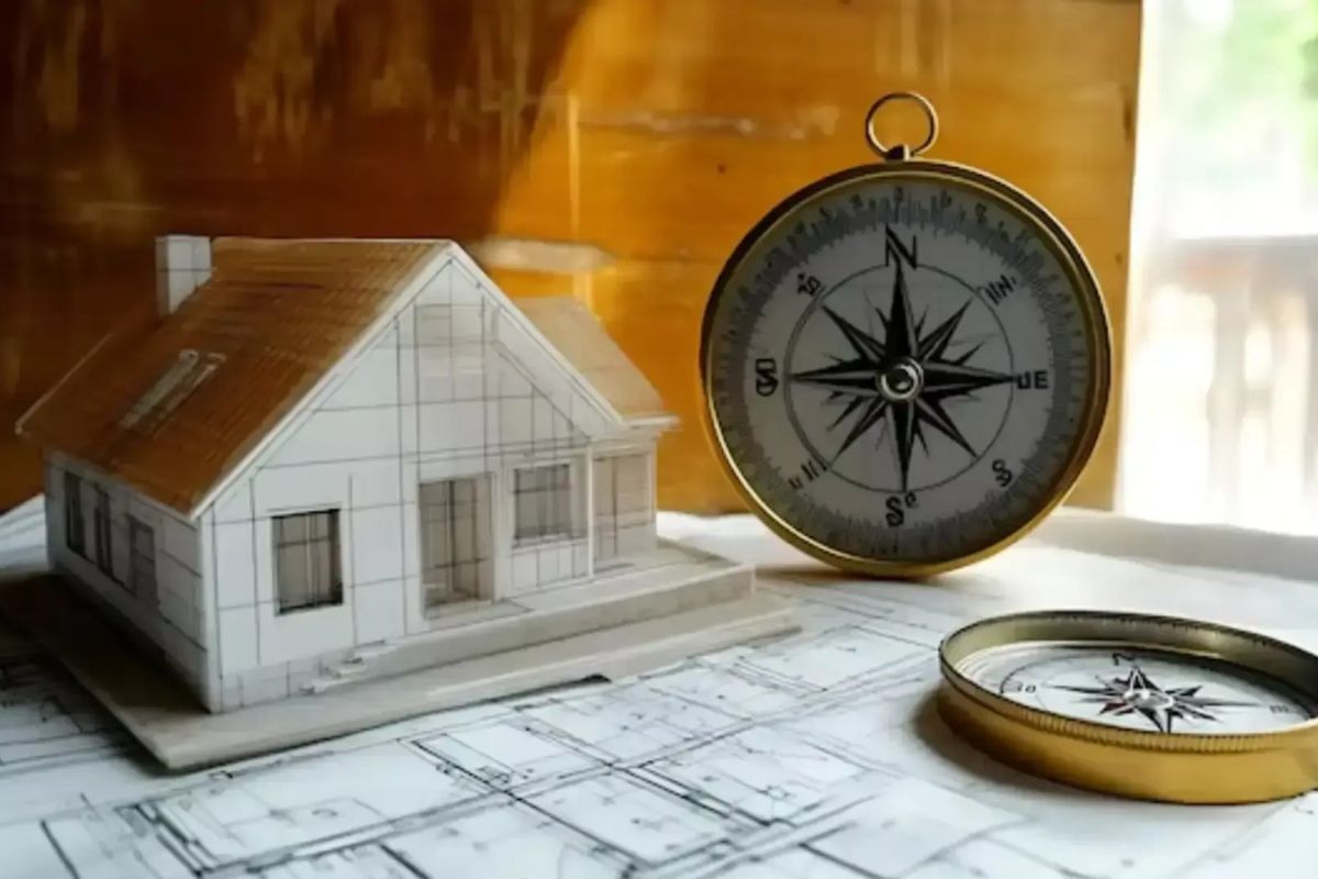 Đo cửa ch&iacute;nh gi&uacute;p x&aacute;c định hướng đ&oacute;n kh&iacute; ch&iacute;nh của ng&ocirc;i nh&agrave; (Ảnh: Sưu tầm)