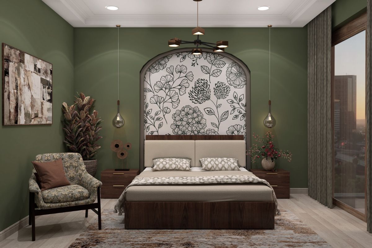 Kê giường ngủ có điểm tựa vững chắc vừa đảm bảo phong thủy tốt vừa giúp nội thất phòng ngủ được sắp xếp hài hòa (Ảnh: Sưu tầm)