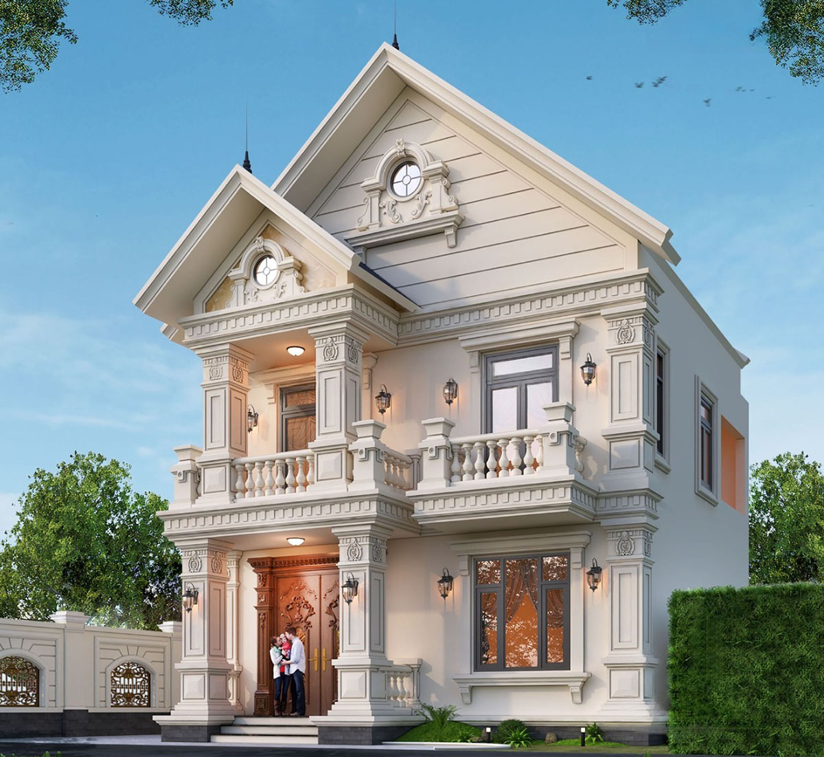 Với sự tối giản nhưng kh&ocirc;ng k&eacute;m phần tinh tế, mẫu nh&agrave; n&agrave;y l&agrave; lựa chọn l&yacute; tưởng cho những gia đ&igrave;nh c&oacute; diện t&iacute;ch đất kh&ocirc;ng qu&aacute; rộng nhưng vẫn muốn sở hữu một kh&ocirc;ng gian sống tiện nghi, đẳng cấp.