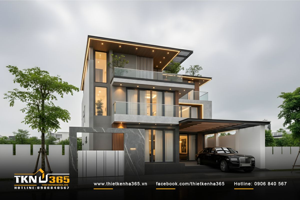 Thiết kế bất đối xứng mang đến nhịp điệu thị giác tinh tế