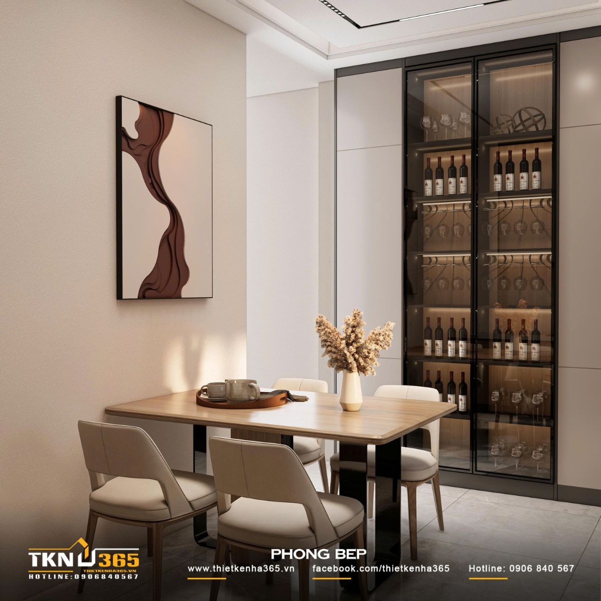 Không gian bếp - ăn của nhà phố D’s House ngập tràn ánh sáng tự nhiên