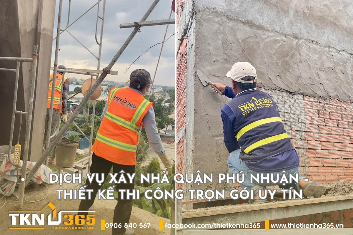 Dịch vụ xây nhà quận phú nhuận – Thiết kế thi công trọn gói uy tín
