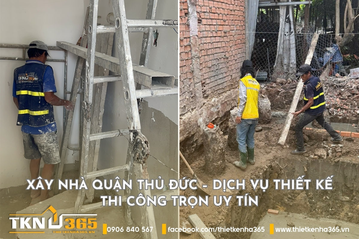 Xây nhà quận Thủ Đức – Dịch vụ thiết kế thi công trọn uy tín