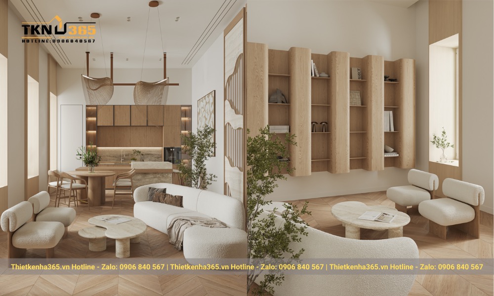 Thiết kế nội thất phòng khách - 152