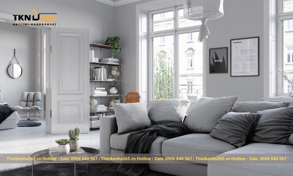 Thiết kế nội thất phòng khách - 62