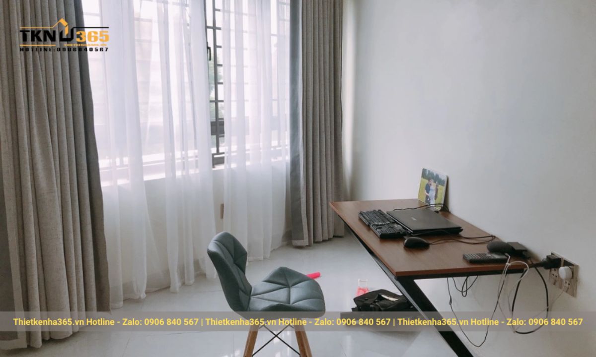 Thiết kế nội thất nhà phố bị méo